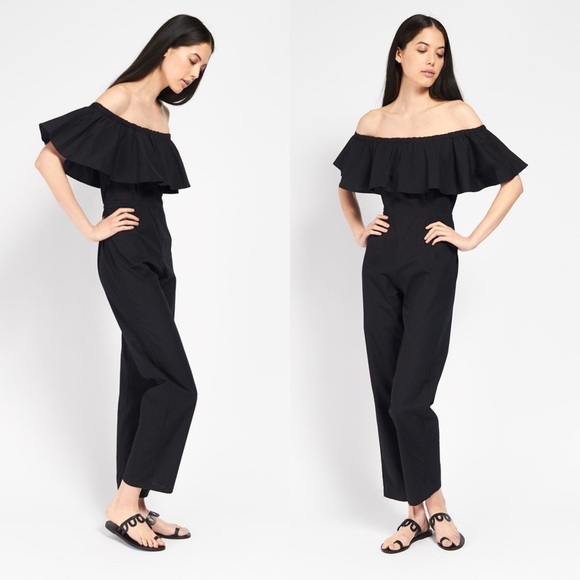 Samantha Pleet Primrose Jumpsuit Black Size 2 - Picture 1 of 7